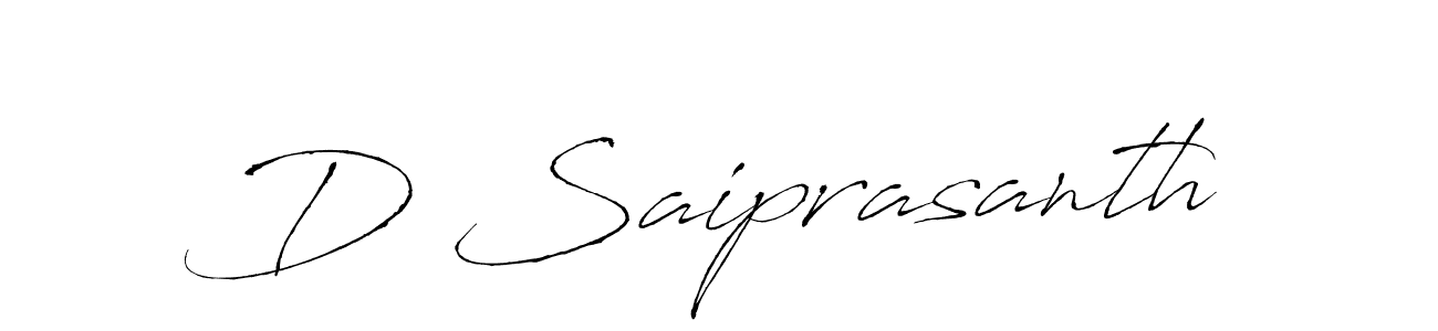 How to make D Saiprasanth signature? Antro_Vectra is a professional autograph style. Create handwritten signature for D Saiprasanth name. D Saiprasanth signature style 6 images and pictures png