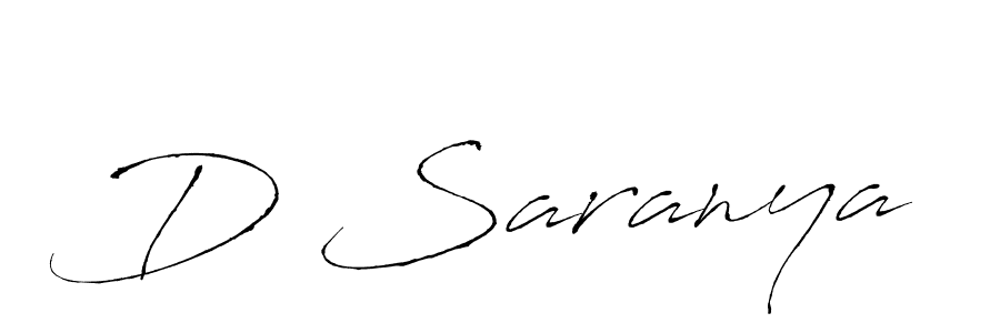 You should practise on your own different ways (Antro_Vectra) to write your name (D Saranya) in signature. don't let someone else do it for you. D Saranya signature style 6 images and pictures png
