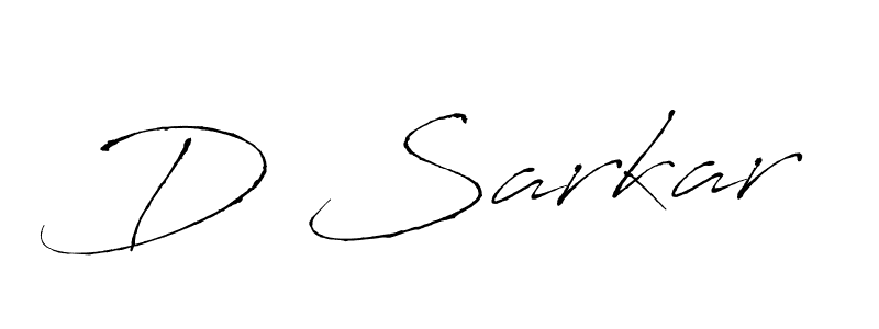 Make a beautiful signature design for name D Sarkar. With this signature (Antro_Vectra) style, you can create a handwritten signature for free. D Sarkar signature style 6 images and pictures png