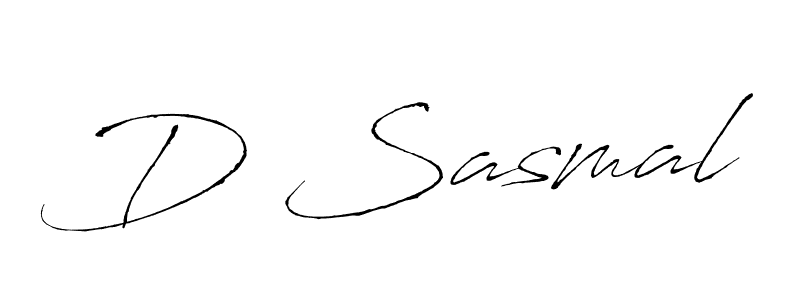 Also we have D Sasmal name is the best signature style. Create professional handwritten signature collection using Antro_Vectra autograph style. D Sasmal signature style 6 images and pictures png