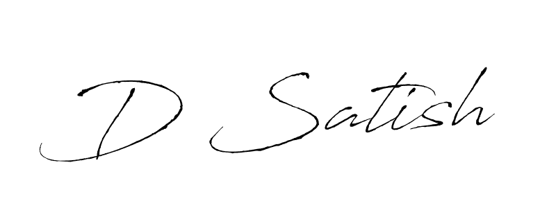 if you are searching for the best signature style for your name D Satish. so please give up your signature search. here we have designed multiple signature styles  using Antro_Vectra. D Satish signature style 6 images and pictures png