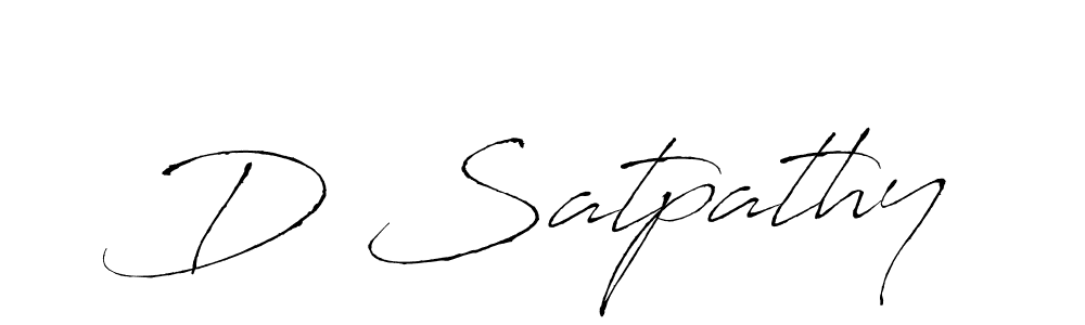 Also we have D Satpathy name is the best signature style. Create professional handwritten signature collection using Antro_Vectra autograph style. D Satpathy signature style 6 images and pictures png