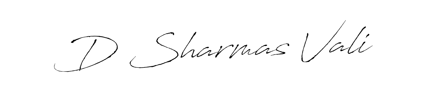 Antro_Vectra is a professional signature style that is perfect for those who want to add a touch of class to their signature. It is also a great choice for those who want to make their signature more unique. Get D Sharmas Vali name to fancy signature for free. D Sharmas Vali signature style 6 images and pictures png