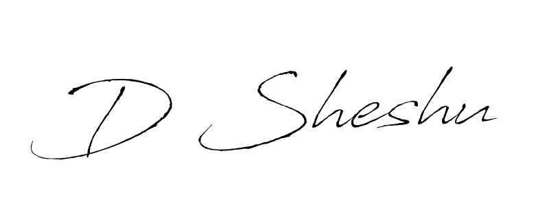 if you are searching for the best signature style for your name D Sheshu. so please give up your signature search. here we have designed multiple signature styles  using Antro_Vectra. D Sheshu signature style 6 images and pictures png