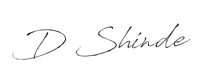 D Shinde stylish signature style. Best Handwritten Sign (Antro_Vectra) for my name. Handwritten Signature Collection Ideas for my name D Shinde. D Shinde signature style 6 images and pictures png