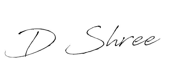 Also we have D Shree name is the best signature style. Create professional handwritten signature collection using Antro_Vectra autograph style. D Shree signature style 6 images and pictures png