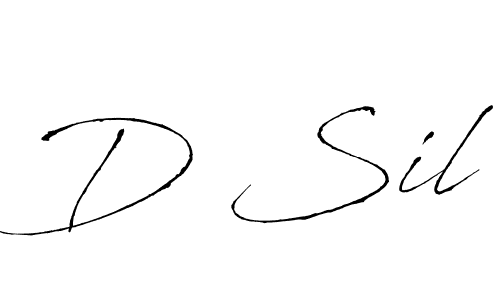 Use a signature maker to create a handwritten signature online. With this signature software, you can design (Antro_Vectra) your own signature for name D Sil. D Sil signature style 6 images and pictures png