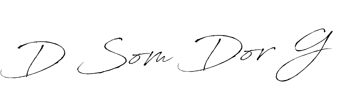 Make a beautiful signature design for name D Som Dor G. With this signature (Antro_Vectra) style, you can create a handwritten signature for free. D Som Dor G signature style 6 images and pictures png