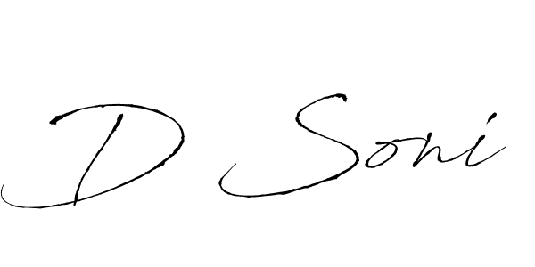 Make a short D Soni signature style. Manage your documents anywhere anytime using Antro_Vectra. Create and add eSignatures, submit forms, share and send files easily. D Soni signature style 6 images and pictures png