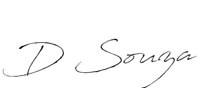 Antro_Vectra is a professional signature style that is perfect for those who want to add a touch of class to their signature. It is also a great choice for those who want to make their signature more unique. Get D Souza name to fancy signature for free. D Souza signature style 6 images and pictures png