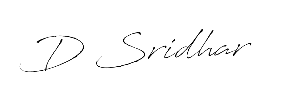 Make a short D Sridhar signature style. Manage your documents anywhere anytime using Antro_Vectra. Create and add eSignatures, submit forms, share and send files easily. D Sridhar signature style 6 images and pictures png