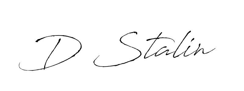 You should practise on your own different ways (Antro_Vectra) to write your name (D Stalin) in signature. don't let someone else do it for you. D Stalin signature style 6 images and pictures png