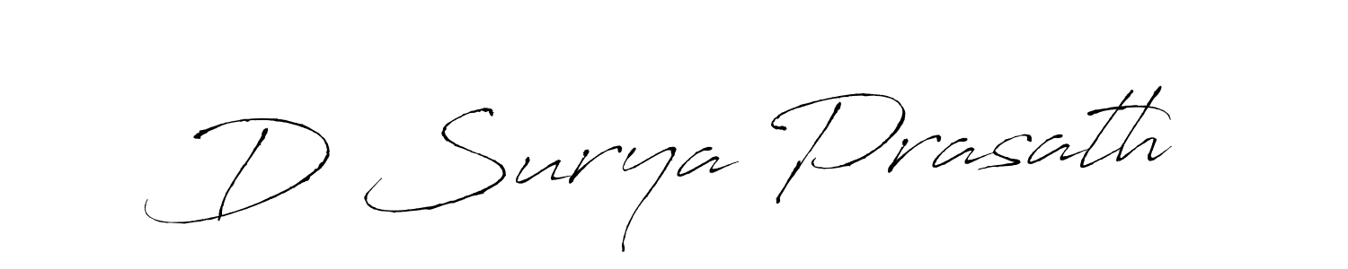 Also we have D Surya Prasath name is the best signature style. Create professional handwritten signature collection using Antro_Vectra autograph style. D Surya Prasath signature style 6 images and pictures png