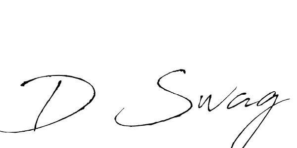 The best way (Antro_Vectra) to make a short signature is to pick only two or three words in your name. The name D Swag include a total of six letters. For converting this name. D Swag signature style 6 images and pictures png