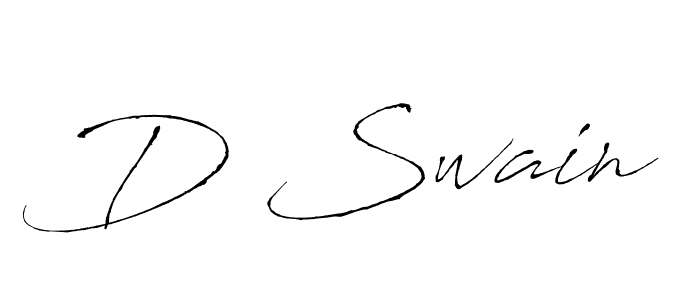 Use a signature maker to create a handwritten signature online. With this signature software, you can design (Antro_Vectra) your own signature for name D Swain. D Swain signature style 6 images and pictures png