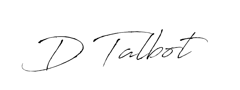 Make a short D Talbot signature style. Manage your documents anywhere anytime using Antro_Vectra. Create and add eSignatures, submit forms, share and send files easily. D Talbot signature style 6 images and pictures png