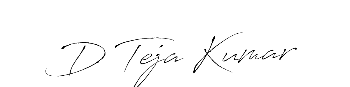 Make a beautiful signature design for name D Teja Kumar. Use this online signature maker to create a handwritten signature for free. D Teja Kumar signature style 6 images and pictures png