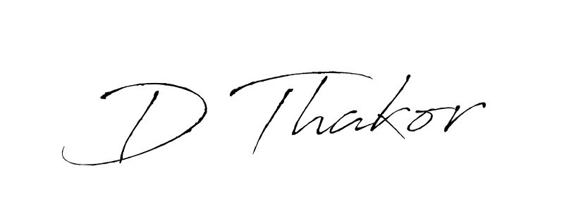 Also we have D Thakor name is the best signature style. Create professional handwritten signature collection using Antro_Vectra autograph style. D Thakor signature style 6 images and pictures png