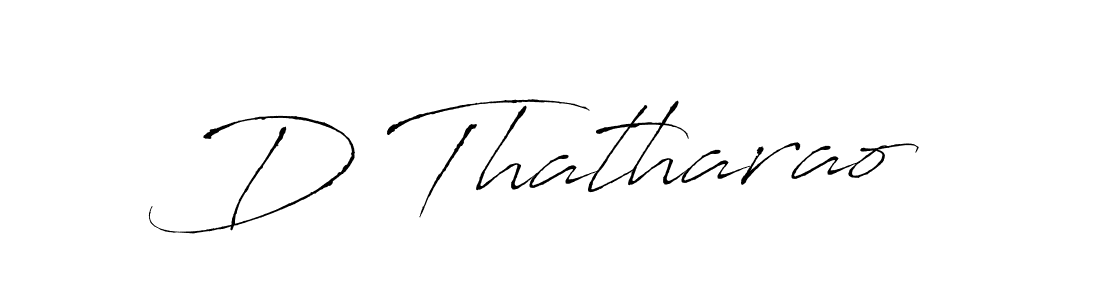 How to make D Thatharao name signature. Use Antro_Vectra style for creating short signs online. This is the latest handwritten sign. D Thatharao signature style 6 images and pictures png