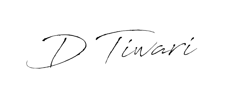 if you are searching for the best signature style for your name D Tiwari. so please give up your signature search. here we have designed multiple signature styles  using Antro_Vectra. D Tiwari signature style 6 images and pictures png