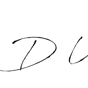 Design your own signature with our free online signature maker. With this signature software, you can create a handwritten (Antro_Vectra) signature for name D U. D U signature style 6 images and pictures png