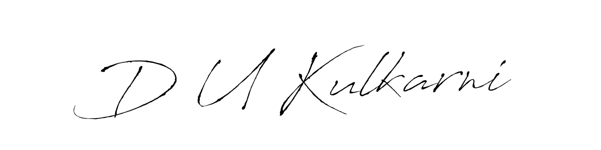 Make a short D U Kulkarni signature style. Manage your documents anywhere anytime using Antro_Vectra. Create and add eSignatures, submit forms, share and send files easily. D U Kulkarni signature style 6 images and pictures png