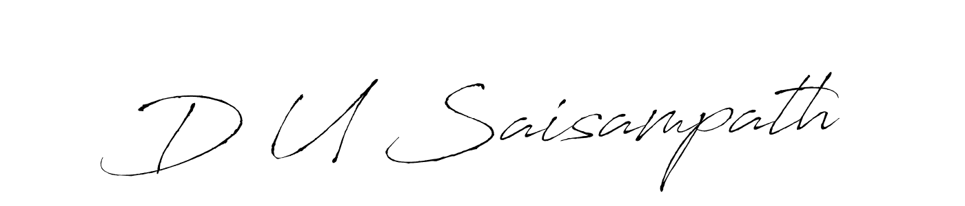 How to Draw D U Saisampath signature style? Antro_Vectra is a latest design signature styles for name D U Saisampath. D U Saisampath signature style 6 images and pictures png