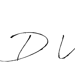 Design your own signature with our free online signature maker. With this signature software, you can create a handwritten (Antro_Vectra) signature for name D V. D V signature style 6 images and pictures png