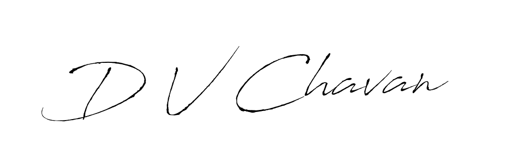 Antro_Vectra is a professional signature style that is perfect for those who want to add a touch of class to their signature. It is also a great choice for those who want to make their signature more unique. Get D V Chavan name to fancy signature for free. D V Chavan signature style 6 images and pictures png