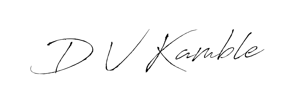 You can use this online signature creator to create a handwritten signature for the name D V Kamble. This is the best online autograph maker. D V Kamble signature style 6 images and pictures png