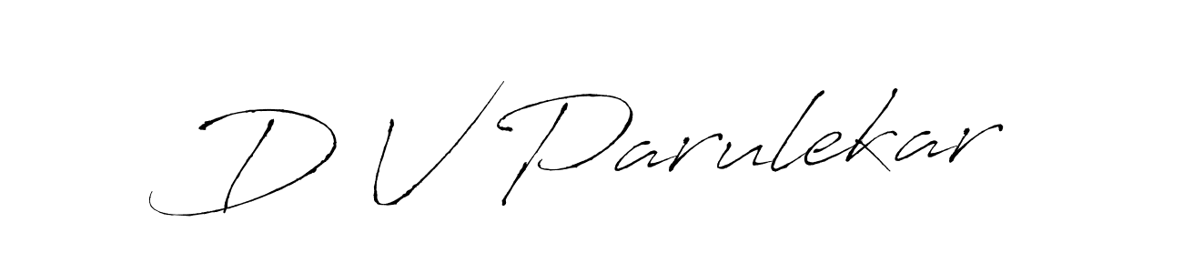 How to Draw D V Parulekar signature style? Antro_Vectra is a latest design signature styles for name D V Parulekar. D V Parulekar signature style 6 images and pictures png