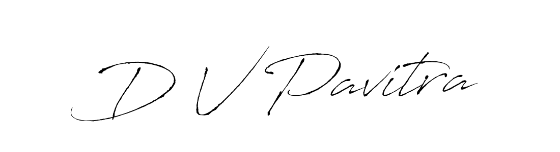 Design your own signature with our free online signature maker. With this signature software, you can create a handwritten (Antro_Vectra) signature for name D V Pavitra. D V Pavitra signature style 6 images and pictures png