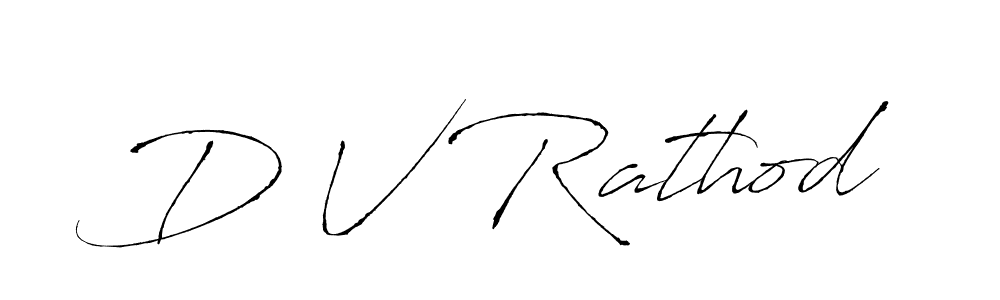 Also we have D V Rathod name is the best signature style. Create professional handwritten signature collection using Antro_Vectra autograph style. D V Rathod signature style 6 images and pictures png