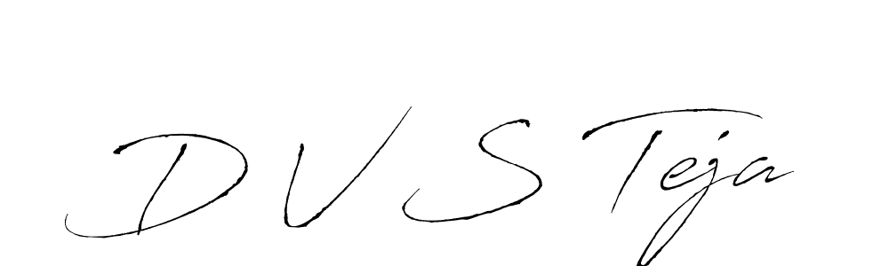 Here are the top 10 professional signature styles for the name D V S Teja. These are the best autograph styles you can use for your name. D V S Teja signature style 6 images and pictures png