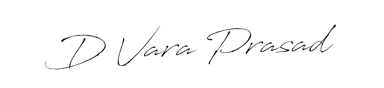 You should practise on your own different ways (Antro_Vectra) to write your name (D Vara Prasad) in signature. don't let someone else do it for you. D Vara Prasad signature style 6 images and pictures png
