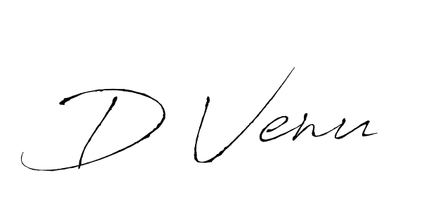 Also we have D Venu name is the best signature style. Create professional handwritten signature collection using Antro_Vectra autograph style. D Venu signature style 6 images and pictures png