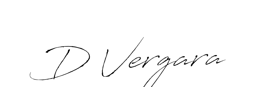 The best way (Antro_Vectra) to make a short signature is to pick only two or three words in your name. The name D Vergara include a total of six letters. For converting this name. D Vergara signature style 6 images and pictures png