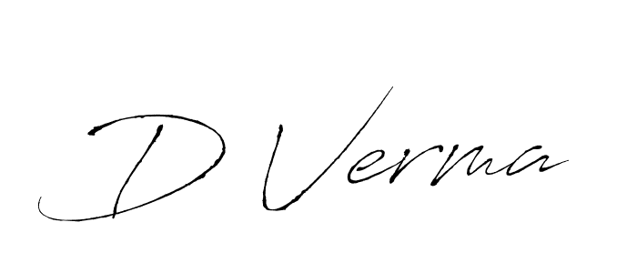 Make a beautiful signature design for name D Verma. Use this online signature maker to create a handwritten signature for free. D Verma signature style 6 images and pictures png