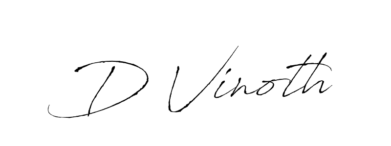 Best and Professional Signature Style for D Vinoth. Antro_Vectra Best Signature Style Collection. D Vinoth signature style 6 images and pictures png