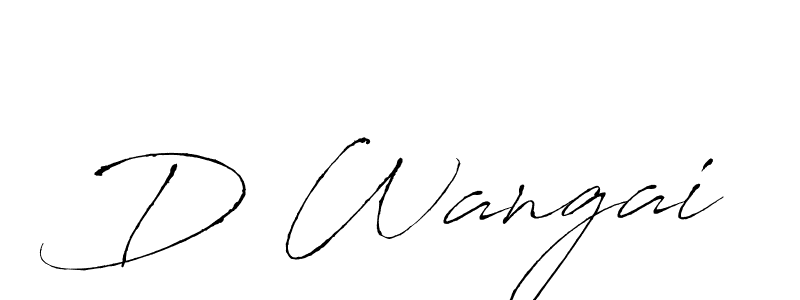 It looks lik you need a new signature style for name D Wangai. Design unique handwritten (Antro_Vectra) signature with our free signature maker in just a few clicks. D Wangai signature style 6 images and pictures png