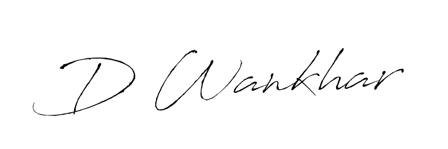 This is the best signature style for the D Wankhar name. Also you like these signature font (Antro_Vectra). Mix name signature. D Wankhar signature style 6 images and pictures png