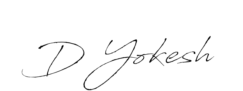 How to make D Yokesh name signature. Use Antro_Vectra style for creating short signs online. This is the latest handwritten sign. D Yokesh signature style 6 images and pictures png