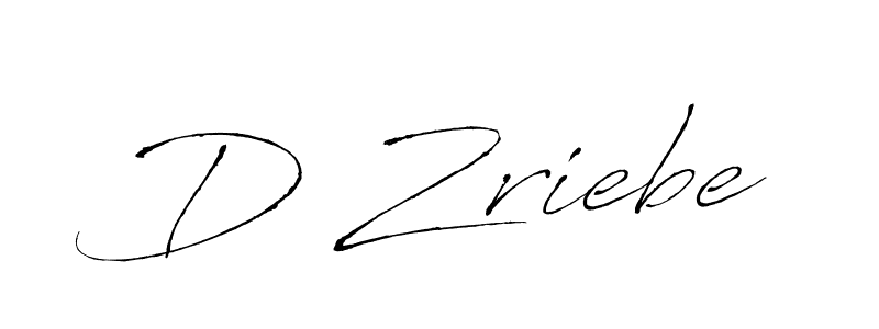 Once you've used our free online signature maker to create your best signature Antro_Vectra style, it's time to enjoy all of the benefits that D Zriebe name signing documents. D Zriebe signature style 6 images and pictures png