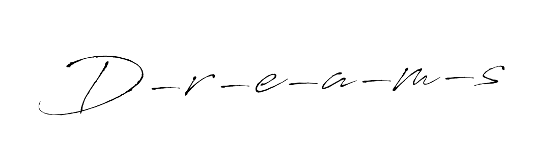 Similarly Antro_Vectra is the best handwritten signature design. Signature creator online .You can use it as an online autograph creator for name D-r-e-a-m-s. D-r-e-a-m-s signature style 6 images and pictures png