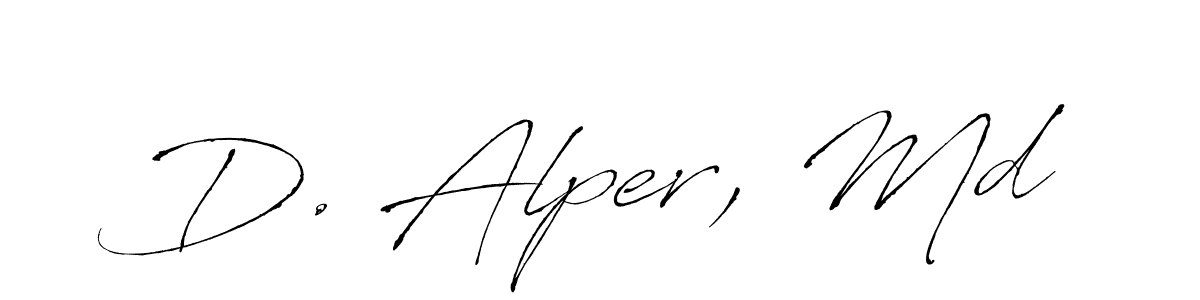 Make a short D. Alper, Md signature style. Manage your documents anywhere anytime using Antro_Vectra. Create and add eSignatures, submit forms, share and send files easily. D. Alper, Md signature style 6 images and pictures png