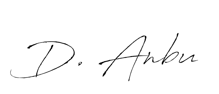 Also we have D. Anbu name is the best signature style. Create professional handwritten signature collection using Antro_Vectra autograph style. D. Anbu signature style 6 images and pictures png