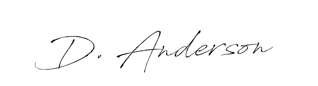 How to make D. Anderson signature? Antro_Vectra is a professional autograph style. Create handwritten signature for D. Anderson name. D. Anderson signature style 6 images and pictures png