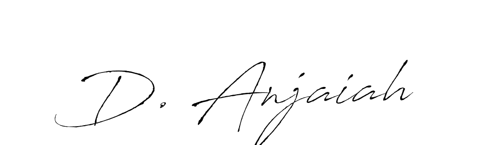 Also we have D. Anjaiah name is the best signature style. Create professional handwritten signature collection using Antro_Vectra autograph style. D. Anjaiah signature style 6 images and pictures png