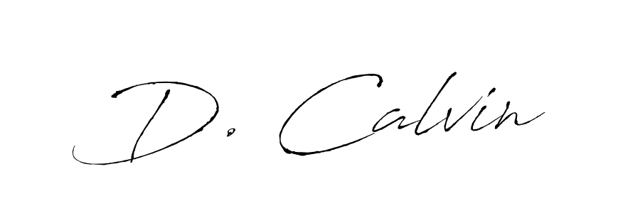 You should practise on your own different ways (Antro_Vectra) to write your name (D. Calvin) in signature. don't let someone else do it for you. D. Calvin signature style 6 images and pictures png