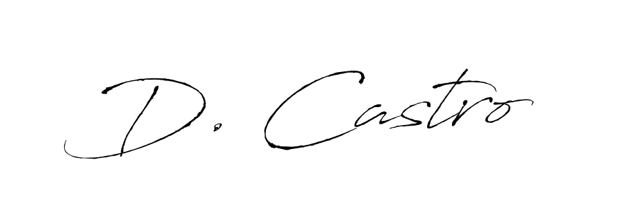 Make a beautiful signature design for name D. Castro. With this signature (Antro_Vectra) style, you can create a handwritten signature for free. D. Castro signature style 6 images and pictures png